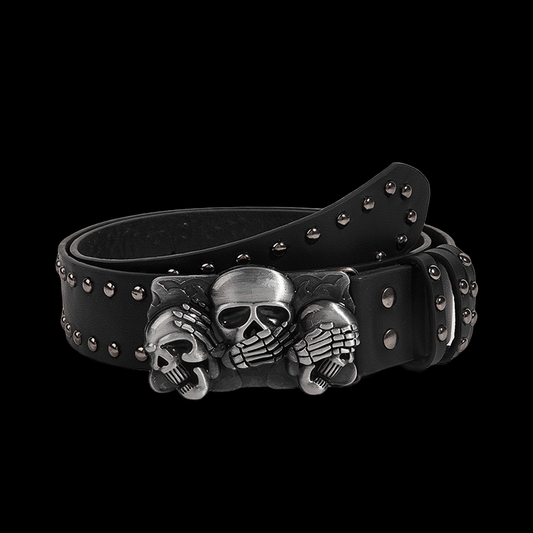 Triple Skull Belt