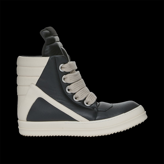 Rick Owens GeoBasket Oversized Eylet Black - White