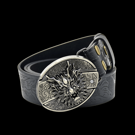 Dragon face belt