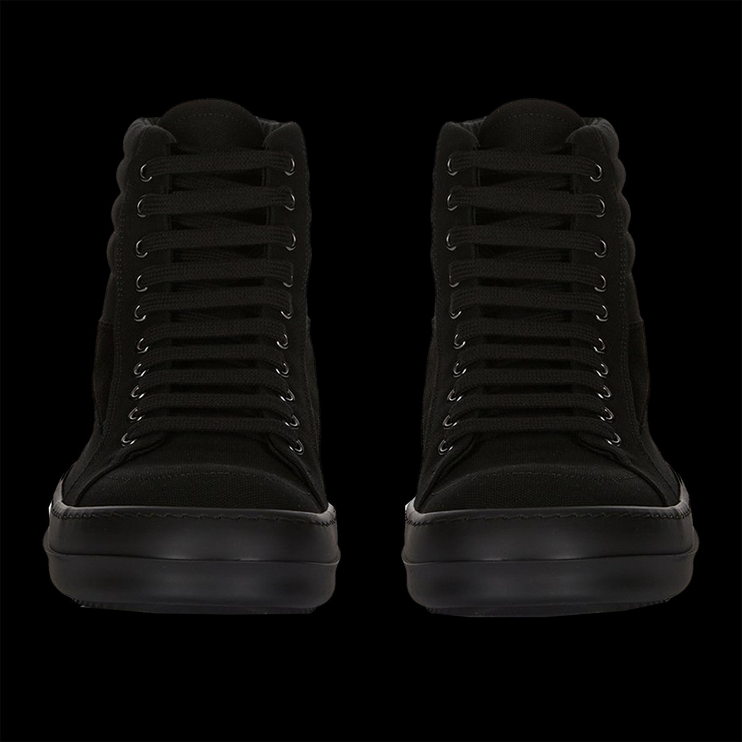 RICK OWENS DRKSHDW SS25 HOLLYWOOD VINTAGE HIGH SNEAKS IN ALL