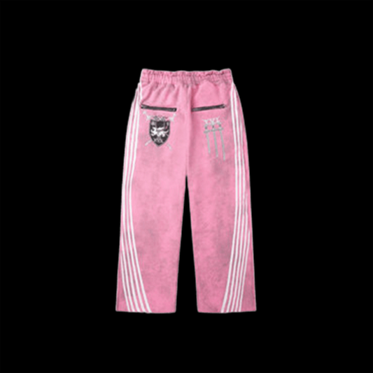 track pants / pink