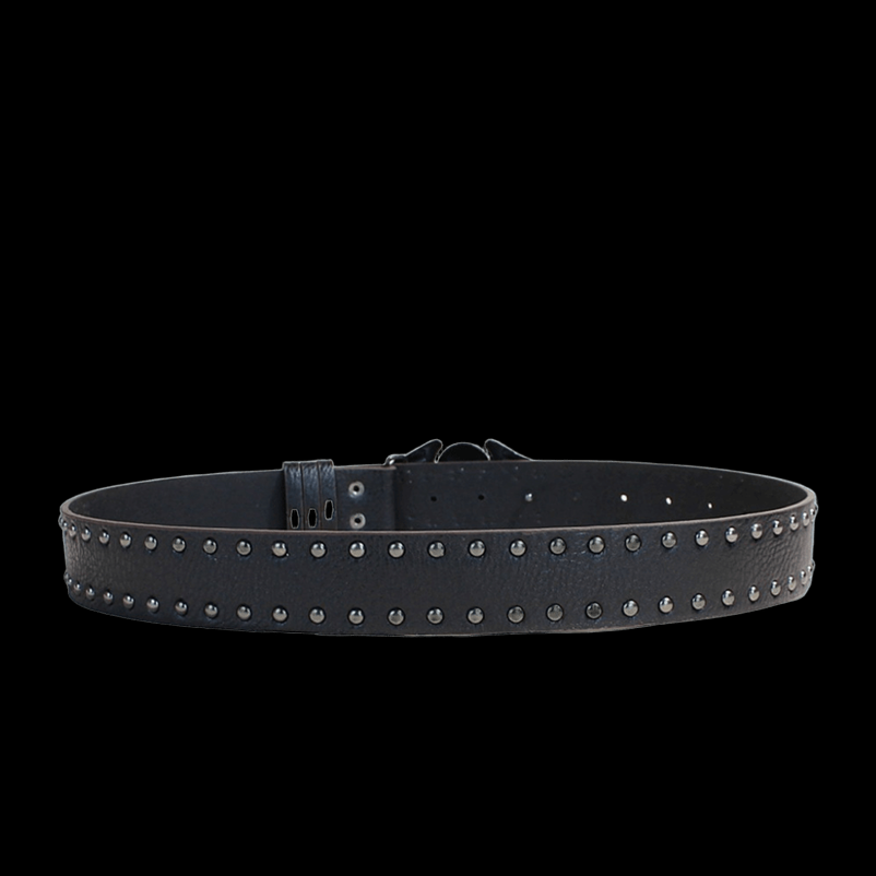 Skull biker belt / Black