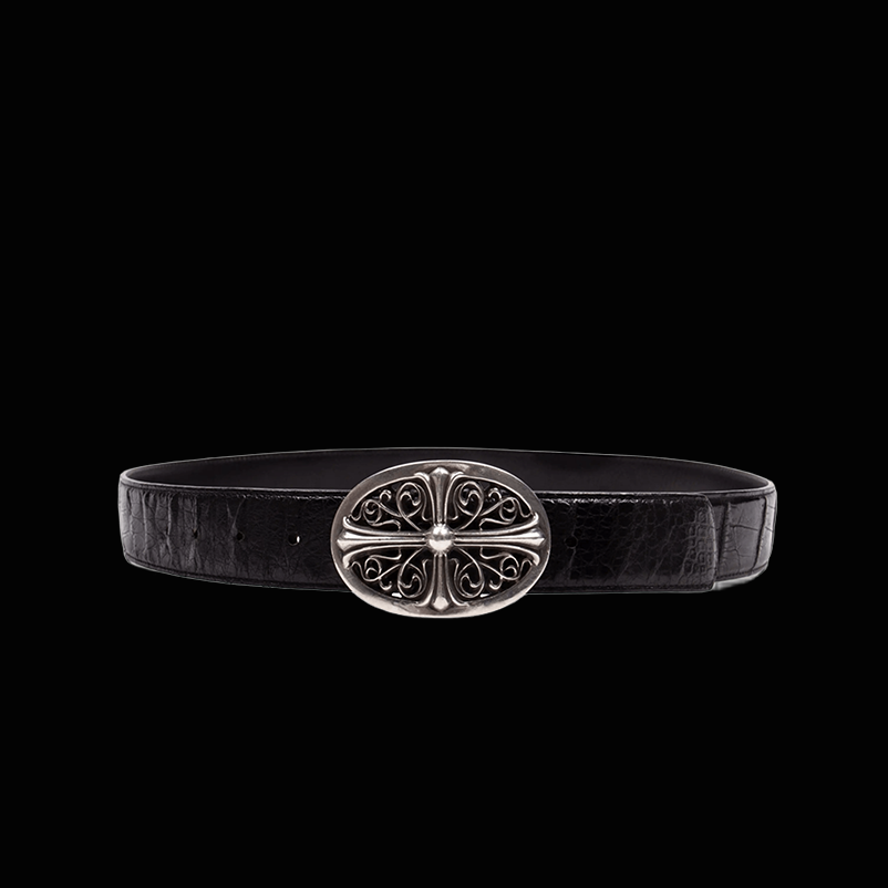CHROME HEARTS BLACK CROCODILE