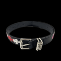 Original Chrome heart with white/red crosses