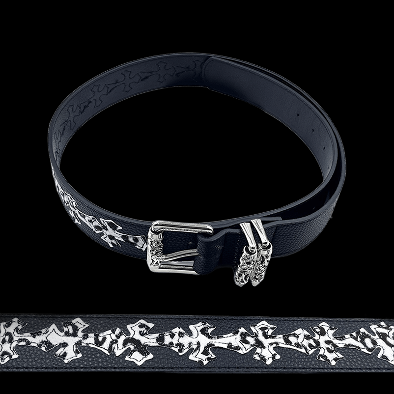 Original chrome heart black /white crosses