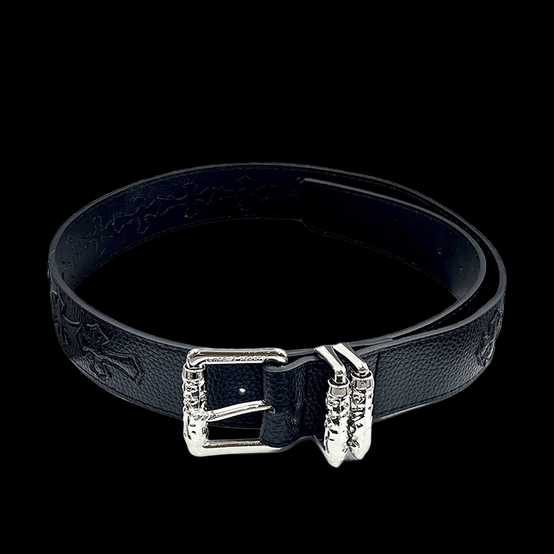 Original chrome heart with engraved cross