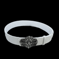 Chrome heart middle cross white/ diff design