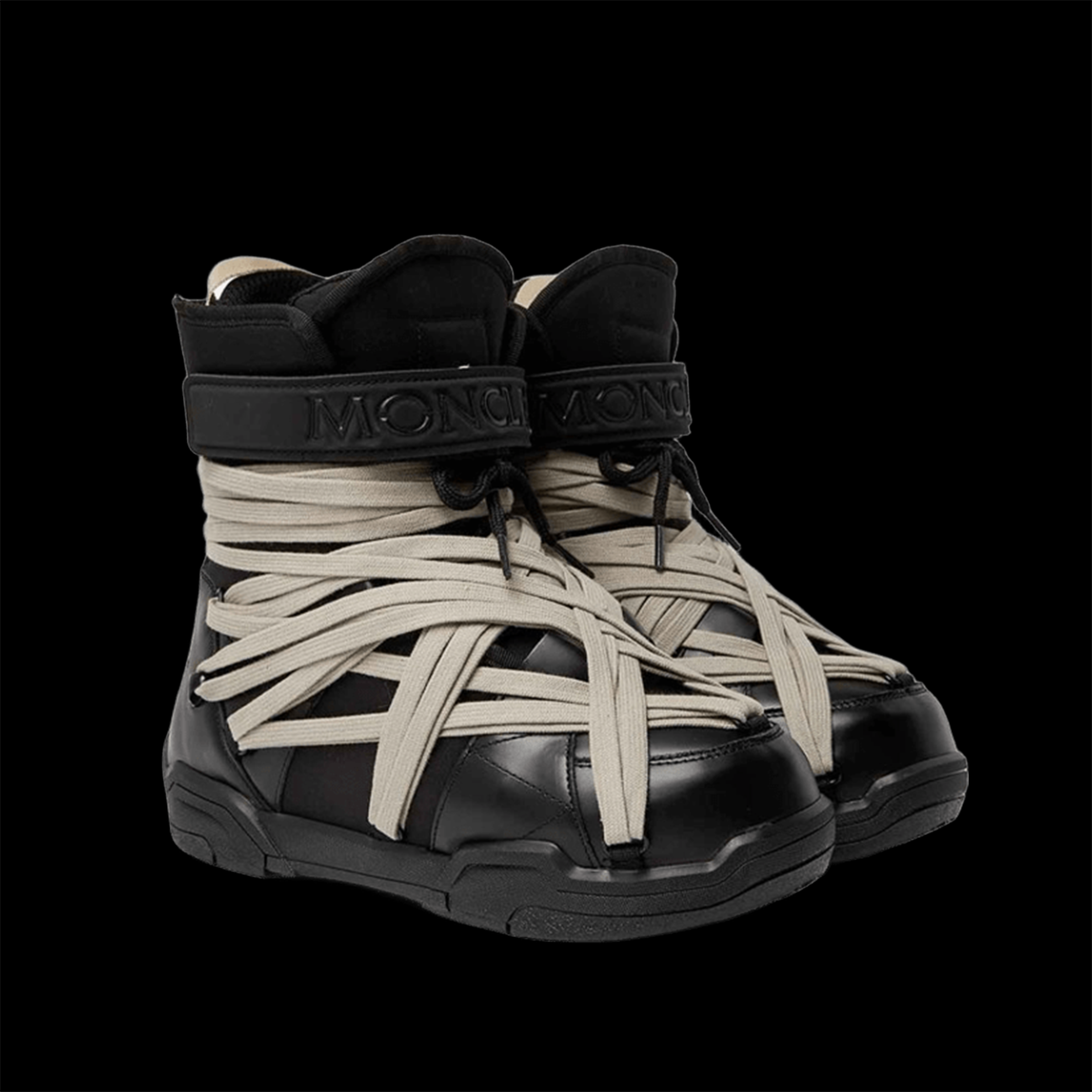 BLACK  MONTCLAIR X RICK OWENS AMBER BOOT