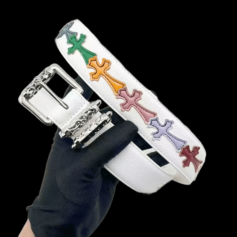 Original chrome heart white/multi color