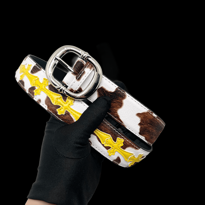 Original chrome heart 2 brown n white/yellow