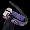 Chrome heart rolling stones Purple/brown