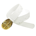 Chrome heart gold middle cross/white