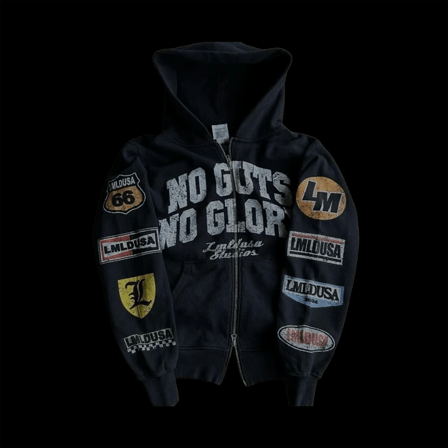 no guts zip up