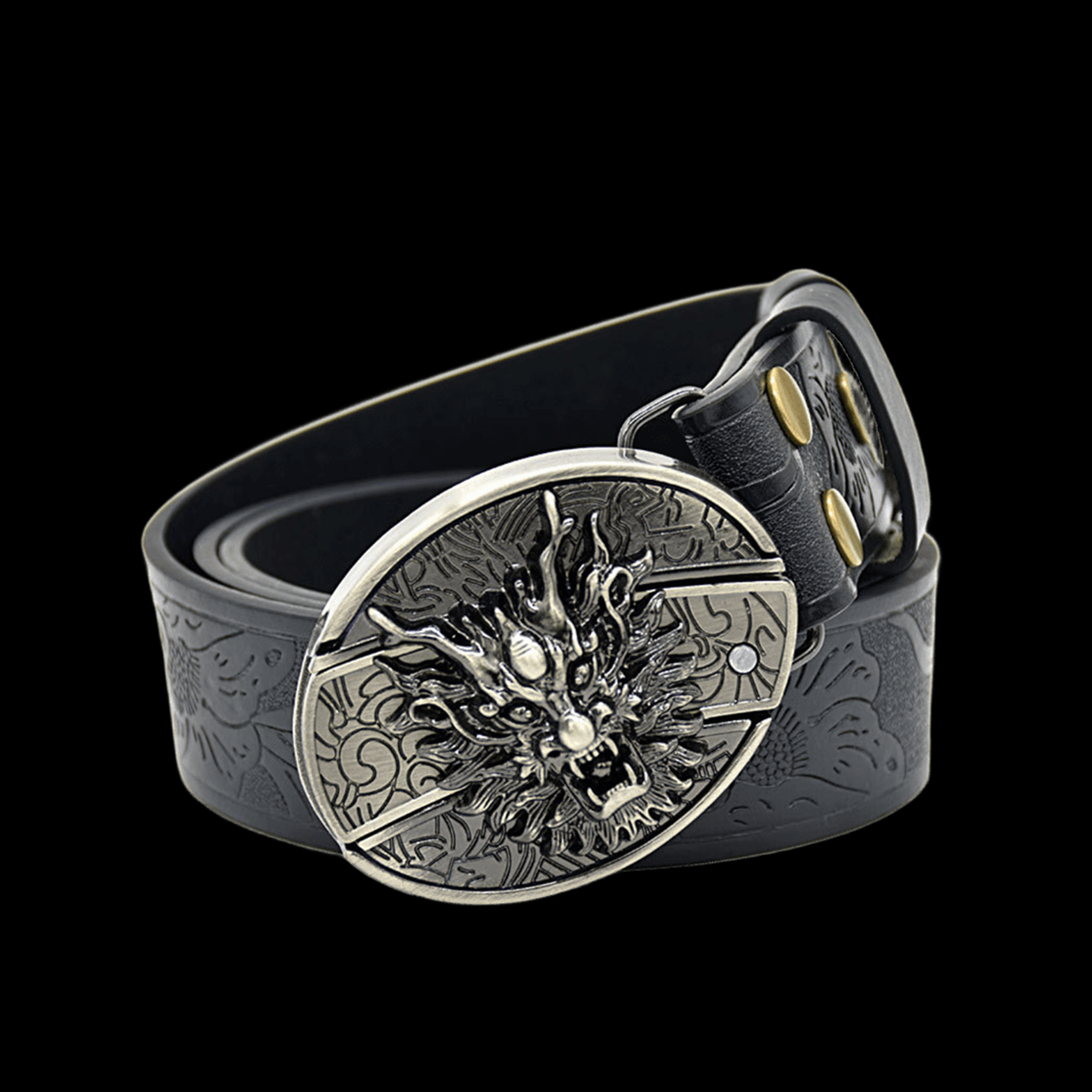 Dragon face belt