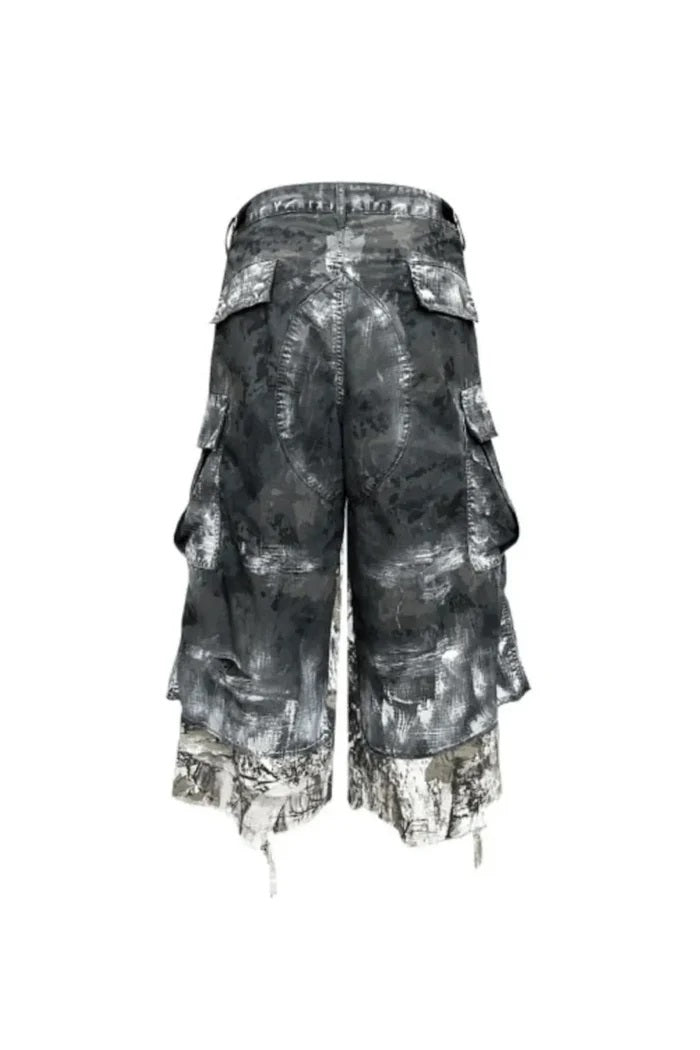 Camouflage Cargo Jorts
