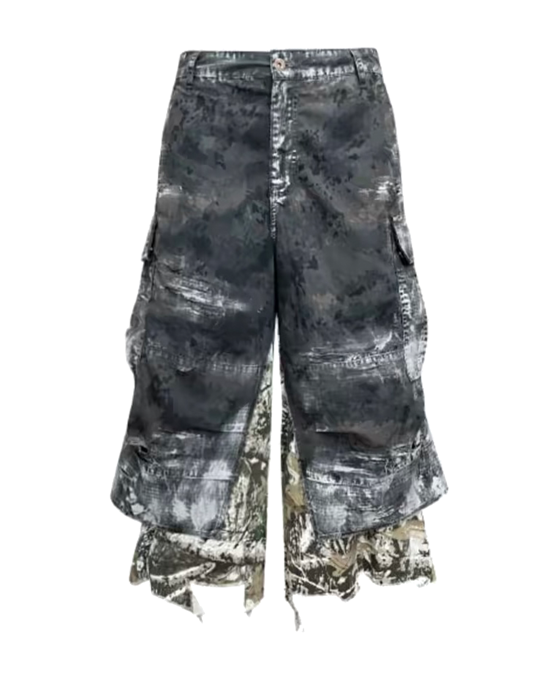 Camouflage Cargo Jorts