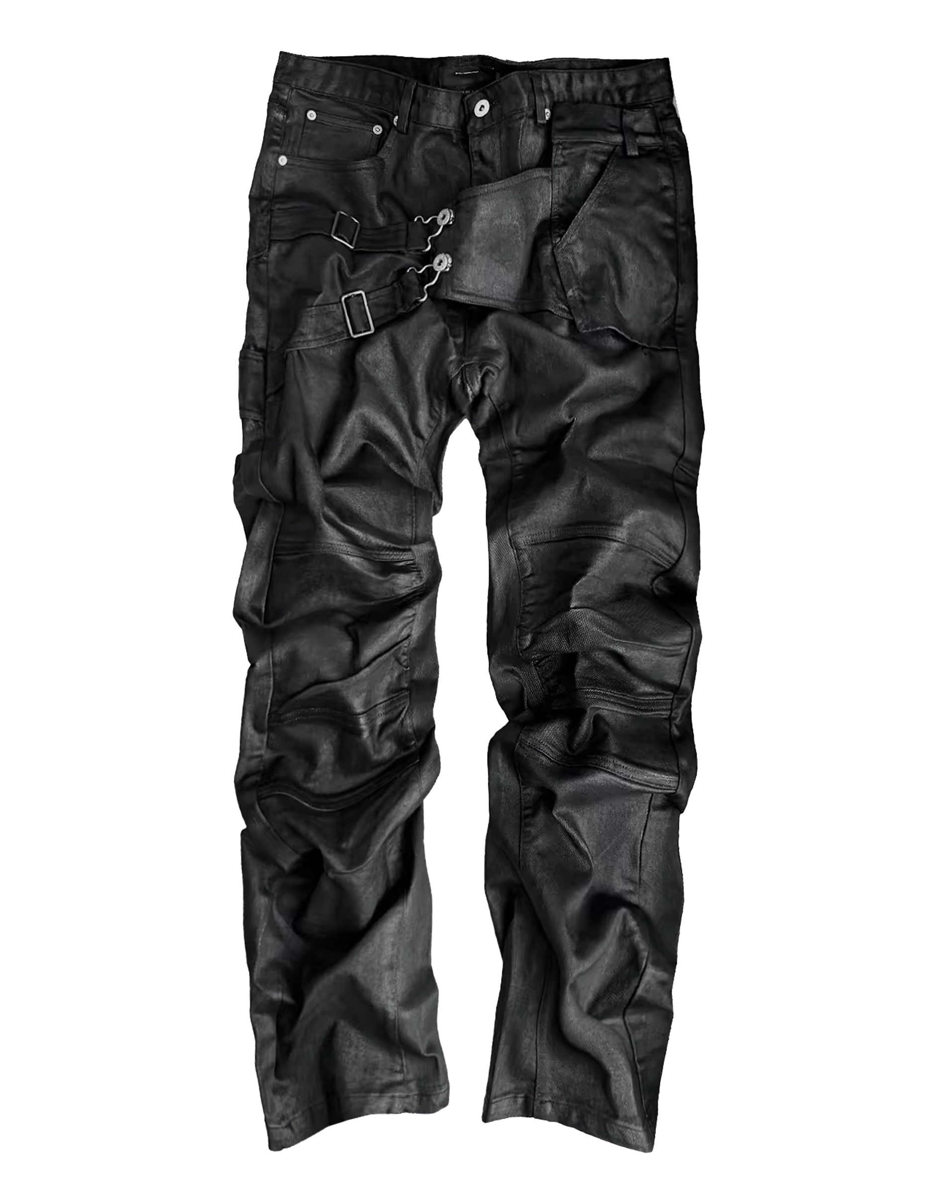 Deconstructed Patina Raw Waxed Denim