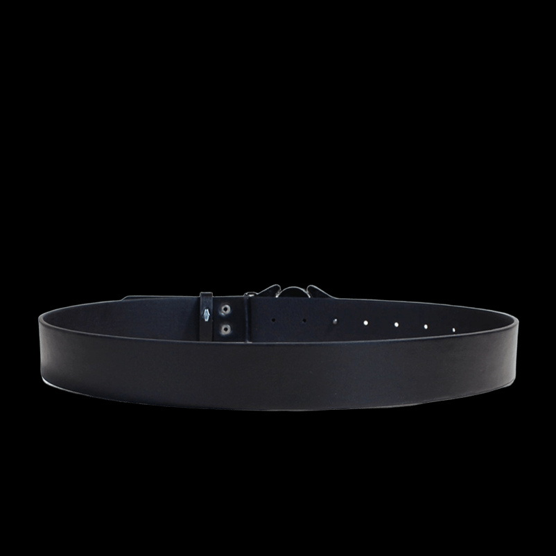 Biker leather belt
