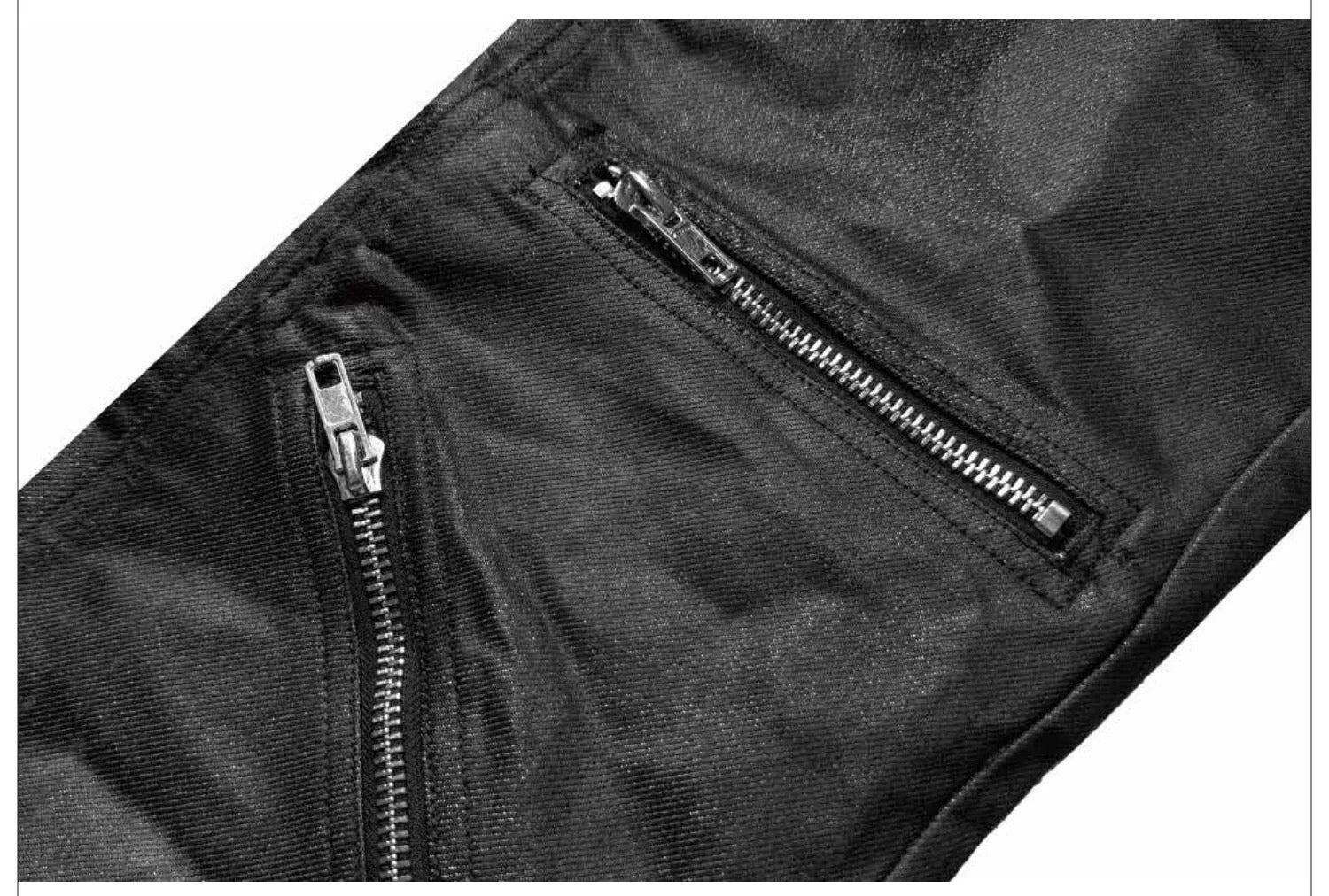 metal zippers jeans