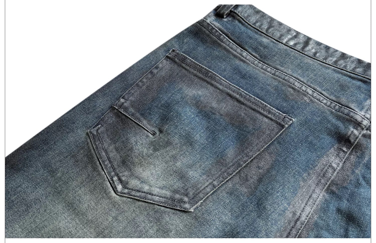 Glazed Spray Washed Jeans
